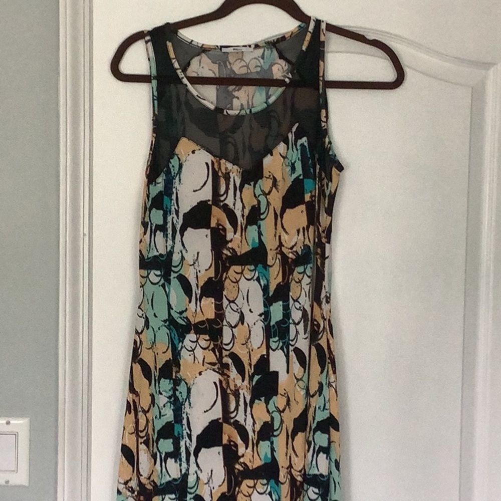 Multicolor maxi summer dress